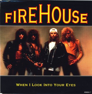 Firehouse - When I look into your eyes - promo 45rpm cover sleeve - 1992 - #03MNMOS993314