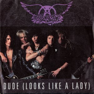 Aerosmith - Dude Looks Like A Lady - promo 45rpm cover sleeve - #MOSNSMM33F