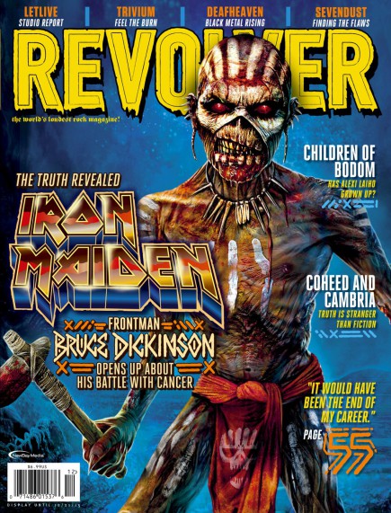 Iron Maiden - Eddie - cover feature - Revolver Magazine - December 2015 - #MOIMNSSM99033