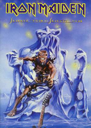 Iron Maiden - Seventh Tour Of A Seventh Tour - promo tour program pic - 1988 - #MO7773366NSSMSC