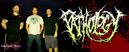 PATHOLOGY - promo band pic - band logo - 2015 - #MO33NMSS3366