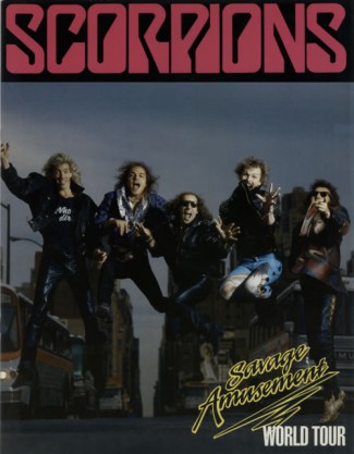 Scorpions - Savage Amusement World Tour - program promo pic - 1988 - #MO333NSF9969
