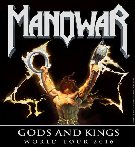Manowar - Gods And Kings - World Tour 2016 - promo flyer - #MOILMFILD330099