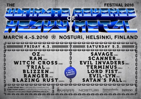 Witch Cross - The Ultimate Revenge Of Heavy Metal - promo flyer - 2016 - #MO4993993ILMFD