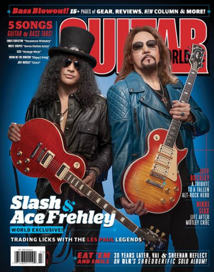 Ace Frehley - Slash - Guitar World - June - 2016 - #MO099099ILMFMSO
