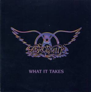 Aerosmith - What It Takes - promo 45rpm cover pic - 1990 - #99imwk'fd