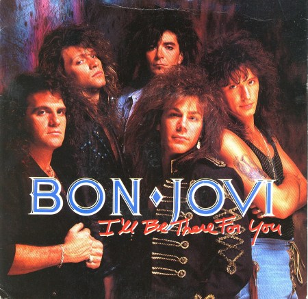 Bon Jovi - I'll Be There For You - 45rpm - cover sleeve photo pic - 1989 - #MOILMFS33396