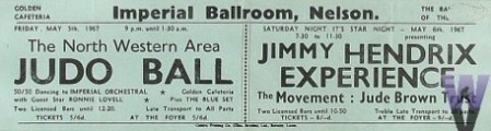 Jimi Hendrix - promo ad - 1967- Imperial Ballroom - England - #MO0999ILMNF