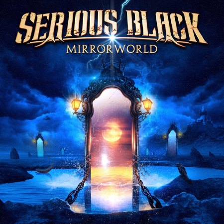 Serious Black - Mirror World - promo album cover pic - 2016 - #MO999ILMFN33
