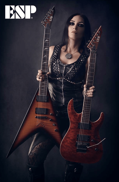 Marta Gabriel - ESP Guitars - promo photo - 2016 - #33ILMFSO99393