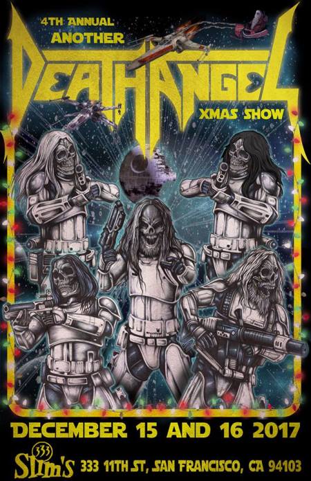 Death Angel - Xmas Show - 2017 - promo flyer - #33MO7733