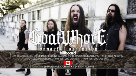 Goatwhore - Vengeful Ascension - album chart - Billboard - flyer - 2017 - #33MO6336