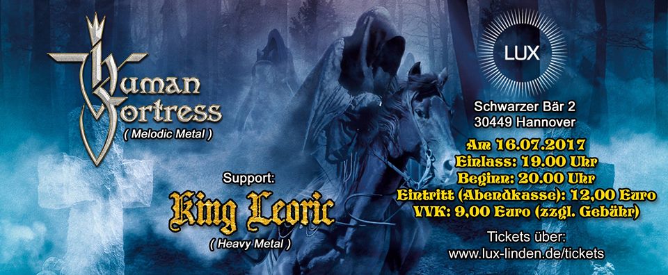 HUMAN FORTRESS - tour banner - 2017 - #33MO9393