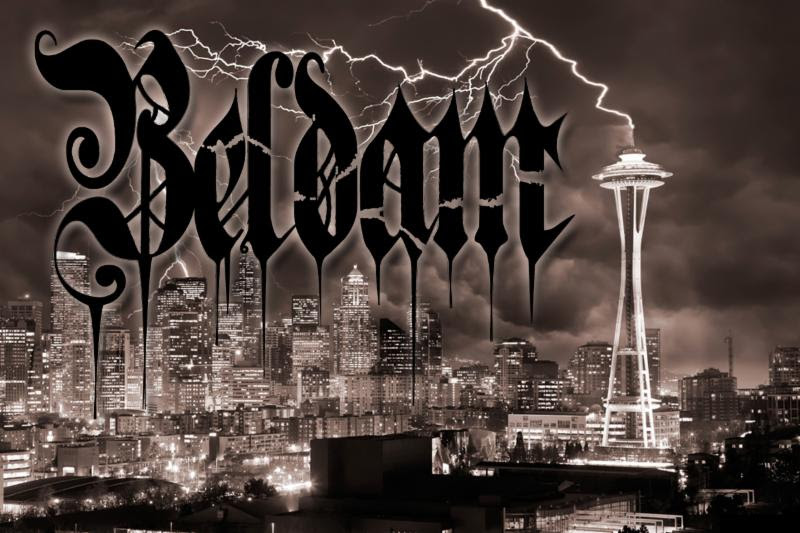 BELDAM - band logo banner - 2017 - #4343MO099ILMN