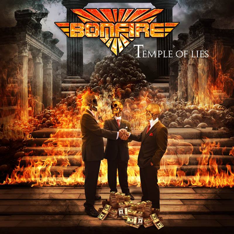 Bonfire - Temple Of Lies - promo cover pic - 2018 - #33MO99
