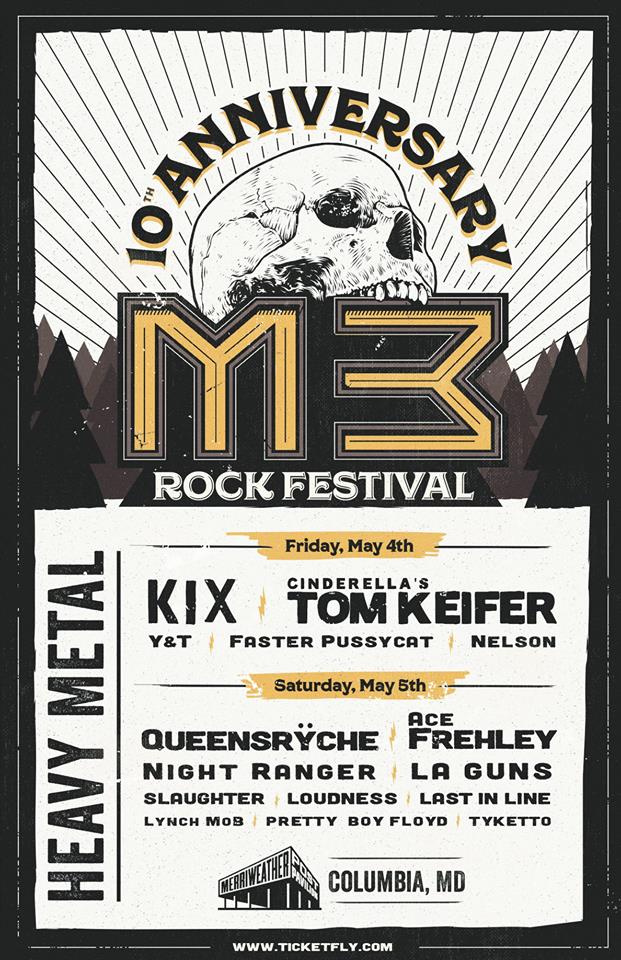 M3 Rock Festival 2018 - event flyer - #333MO0330ILMWDOS