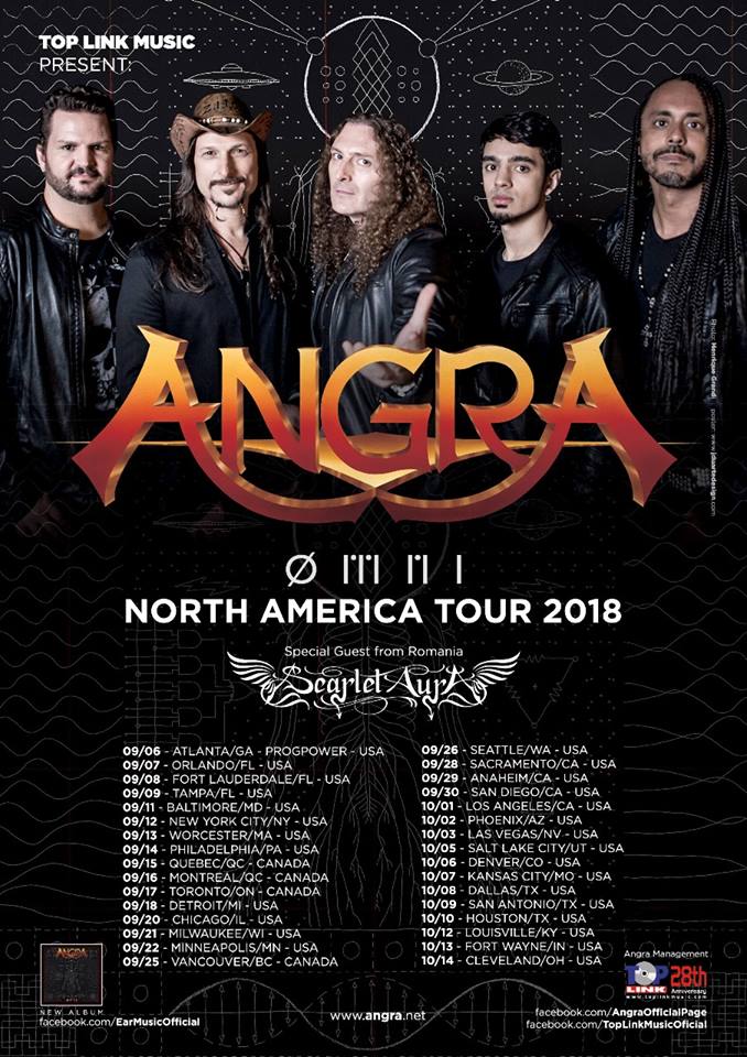 Angra - North American Tour - promo flyer - #33MO999ILG