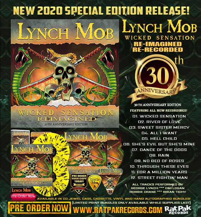 Lynch Mob wicked sensation 30th anniversary - bundle pic promo - 2020 - #33MOILG