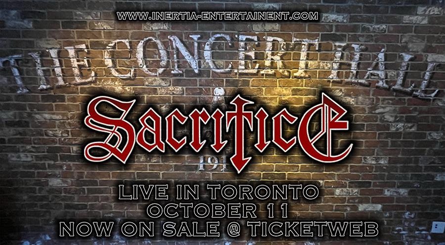 SACRIFICE – Canadian Thrash Metal Kingpins Announce Rare 2025 Live