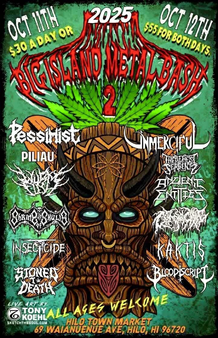 UNMERCIFUL – To Play Big Island Metal Bash in Hawaii | Metal