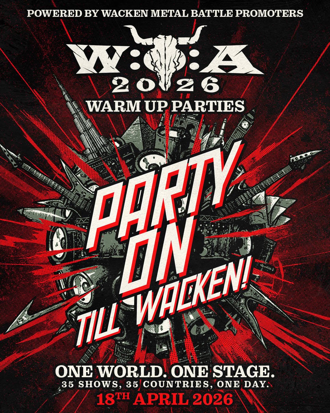 Wacken Celebrates Global Warm-Up Party! “One World One Stage,” 35 Shows ...