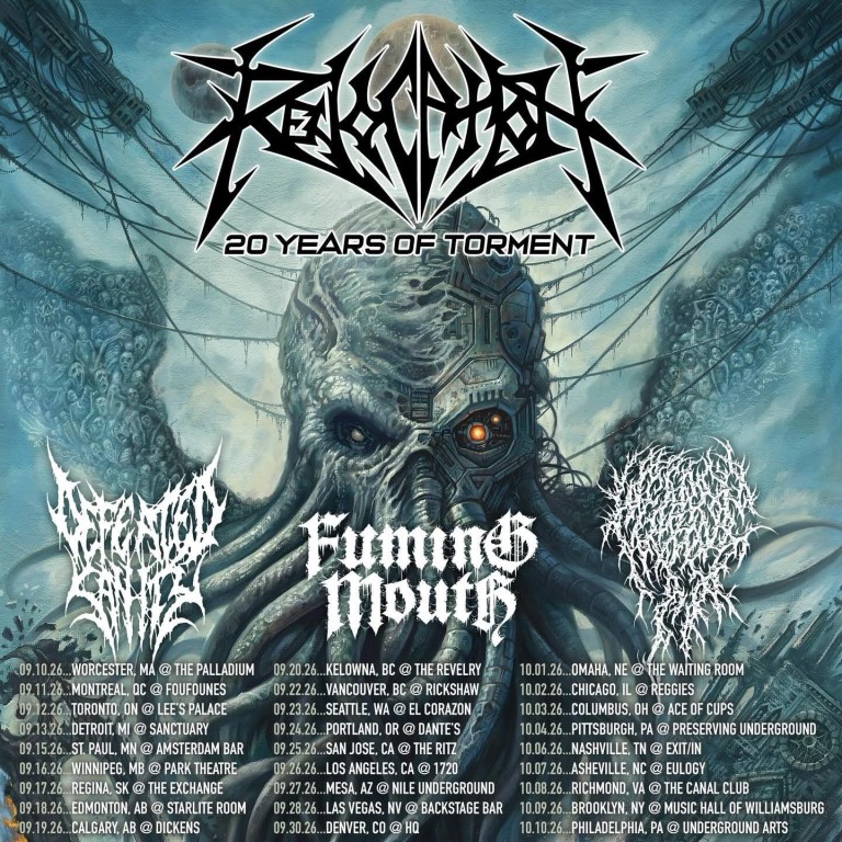 REVOCATION 20 Years Of Torment Tour – North America Dates, Cities ...